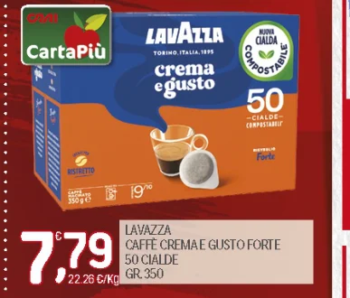 LAVAZZA MULINOBIANCO CartaPiu LITALA,1895 crema