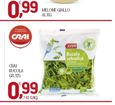 MELONE GIALLO Rucola selvatica