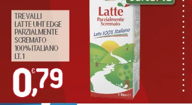 TREVALI LATTEUHTEDGE Scremato PARZIALMENTE SCREMATQ 100%ITALLANO
