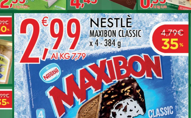 NESTLE MAXIBON CLASSIC x 4 - 384 g AI KG7,79 Nestle
