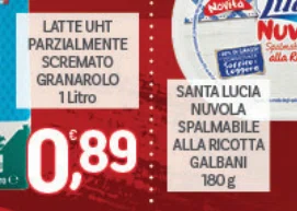 PARZIALMENTE PARZIALMENTE SCREMATO SCREMATO GRANAROLO SANTALUCIA
