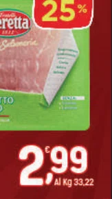 Beretta PROSCIUTTO CRUDO