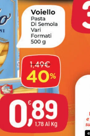 llo Voiello Pasta Di Semola Vari Formati