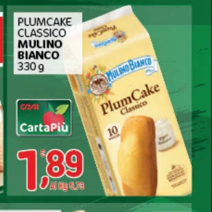 PLUMCAKE CLASSICO MULINO BIANCO MULINOBAND PlumCake