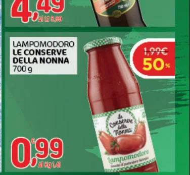 POAL15.99 LAMPOMODORO LECONSERVE DELLANONNA CLASSIC
