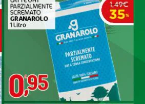SCREMATO GRANAROLO uitro GRANAROLO PARZIALNENTE SCREMATD