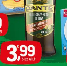 DANTE UIO EXIRAVERGIN TERREANTICHE 1.5B AI Kg 750 ml