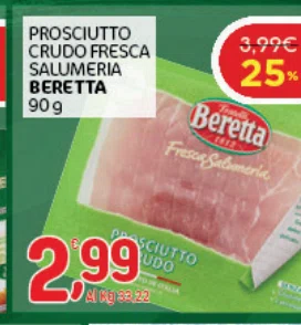 PROSCIUTTO CRUDOFRESCA SALUMERIA BERETTA Beretta