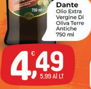 750 mle OlioExtra Vergine Di OlivaTerre Antiche 750ml