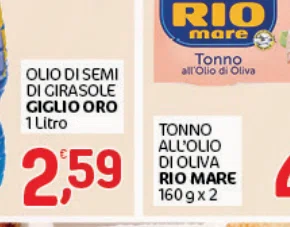 mare Tonng alrOtodiOtiva OLIODISEMI DICIRASOLE GIGLIOORO