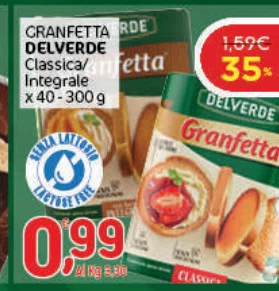 CRANFETTA DELVERDE Fetta Classica/ Integrale x40-300g
