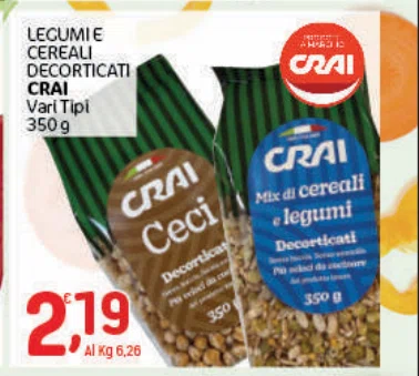 LECUMIE CEREALI DECORTICATI Vari Tipi PRUGNE CONNOCCIOLO
