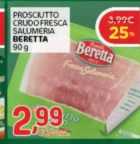 PROSCIUTTO CRUDOFRESCA SALUMERIA BERETTA Beretta
