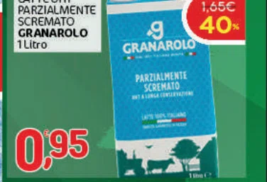 SCREMATO GRANAROLO GRANAROLO 1Litro PARZIALHENTE SCREHATO