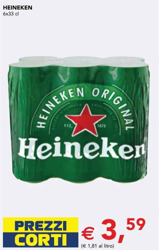 HEINEKEN 6x33 cl