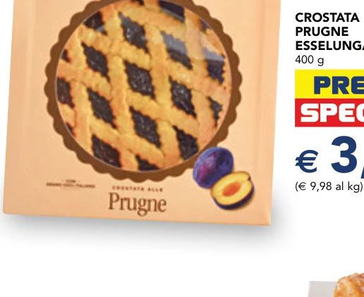 CROSTATA ALLE PRUGNE ESSELUNGA 400 g