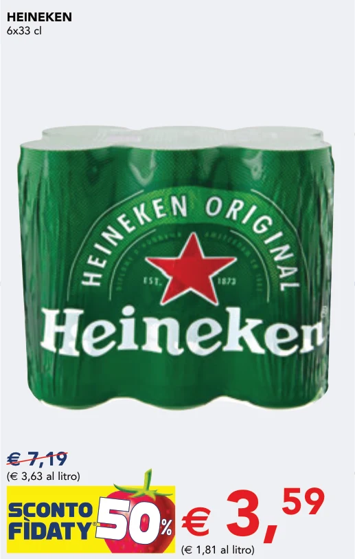 HEINEKEN 6x33 cl
