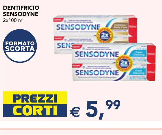 DENTIFRICIO SENSODYNE 2x100 ml