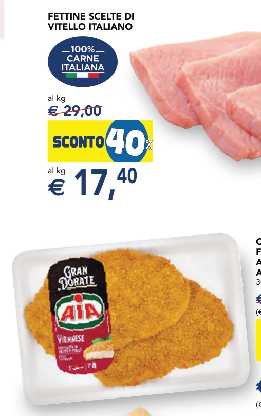 FETTINE SCELTE DI VITELLO ITALIANO