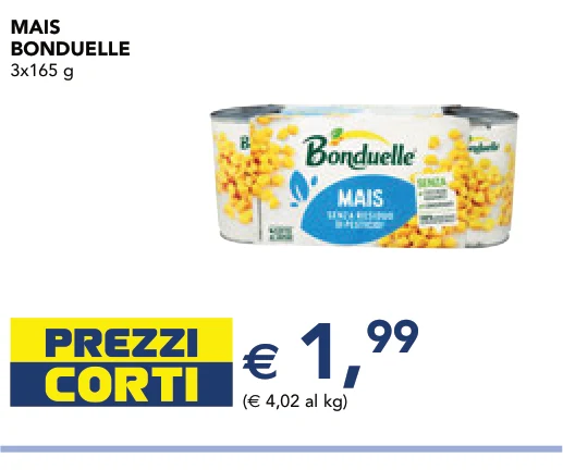 MAIS BONDUELLE 3x165 g