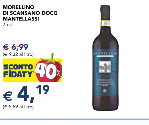 MORELLINO DI SCANSANO DOCG MANTELLASSI 75 cl
