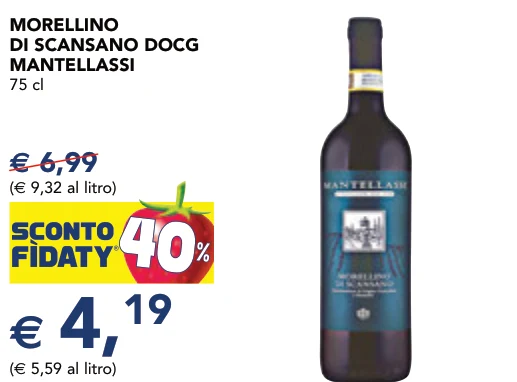 MORELLINO DI SCANSANO DOCG MANTELLASSI 75 cl
