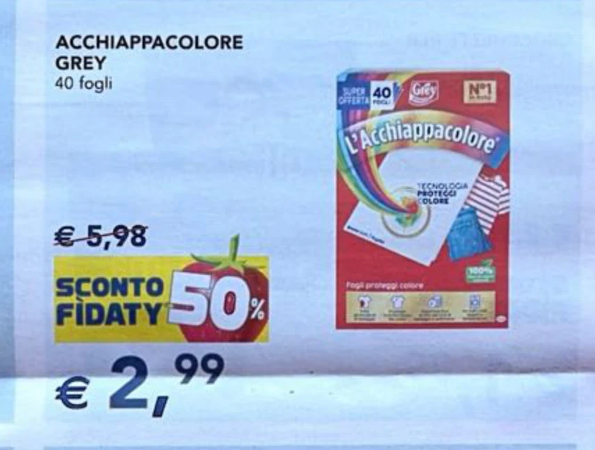 Acchiappacolore Grey