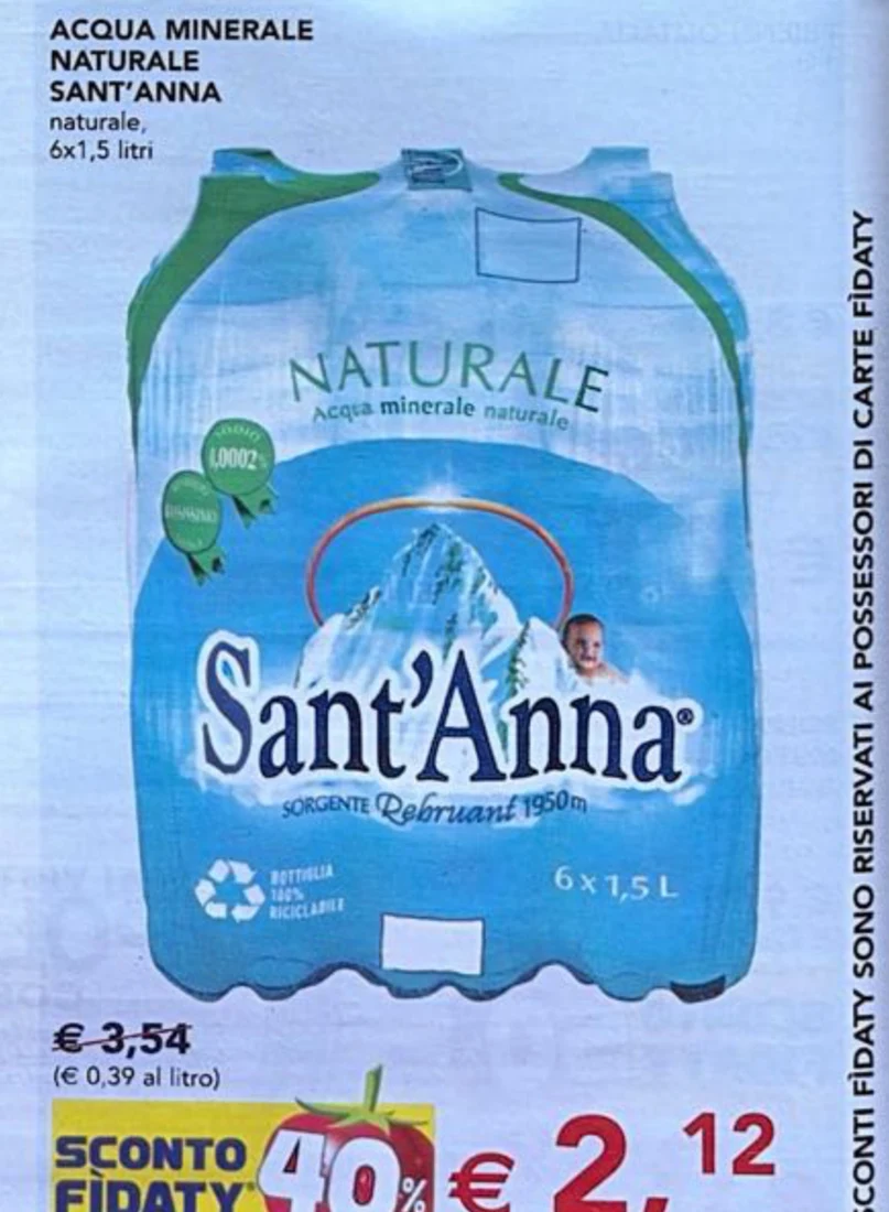 Acqua Minerale Naturale Sant'Anna
