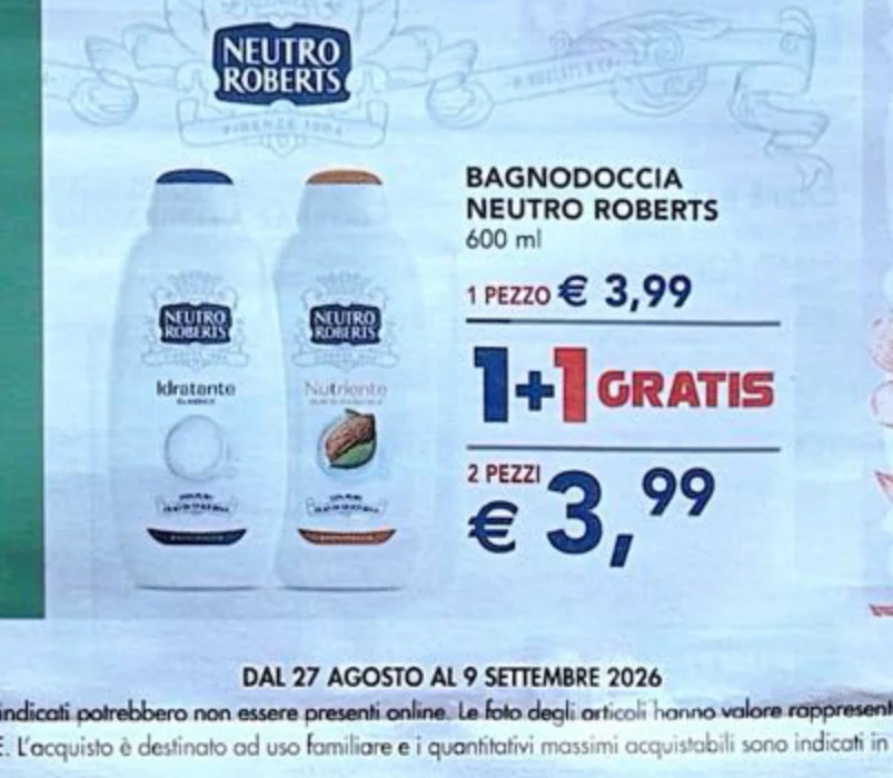 Bagnodoccia Neutro Roberts
