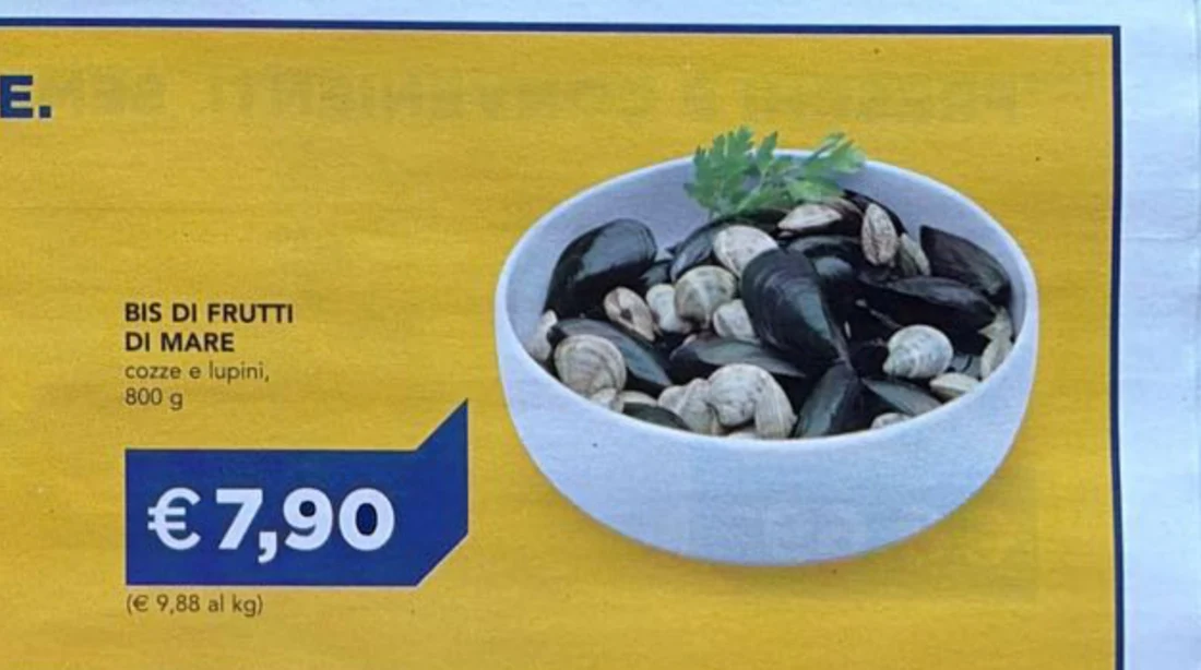 Bis di frutti di mare