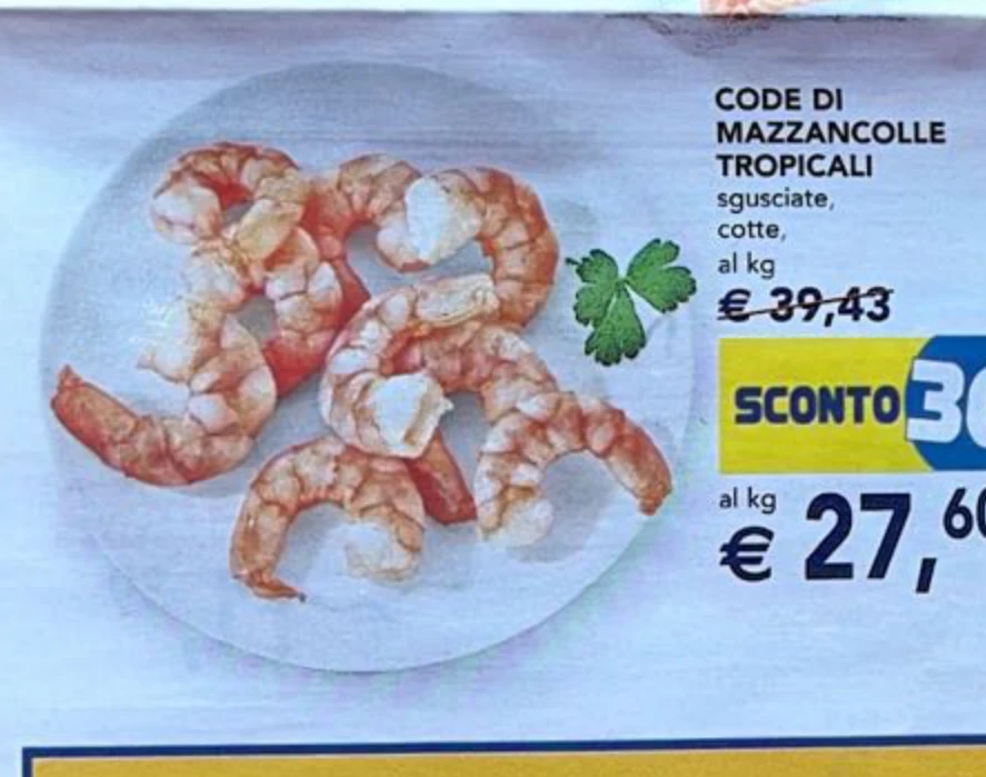 Code di mazzancolle tropicali