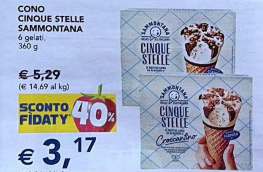 Cono Cinque Stelle Sammontana