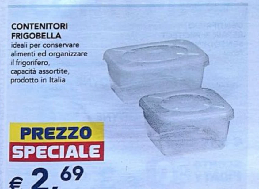 Contenitori Frigobella