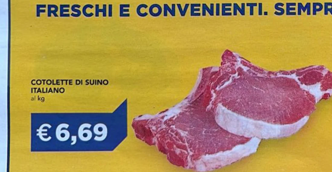 Cotolette di suino italiano