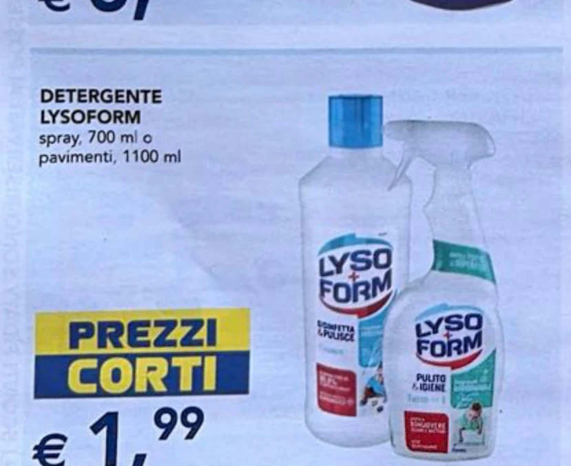 Detergente Lysoform