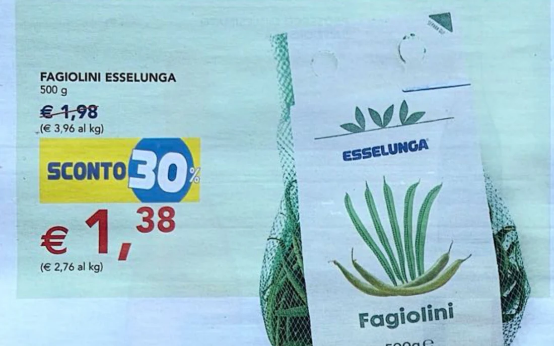 Fagiolini Esselunga
