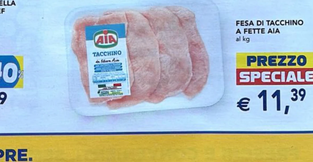 Fesa di tacchino a fette AIA