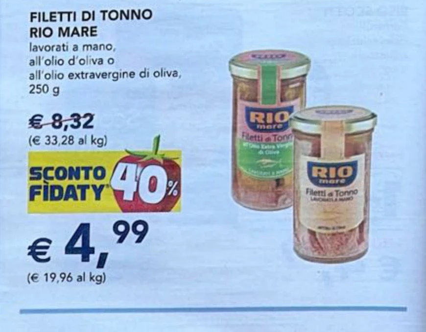 Filetti Di Tonno Rio Mare