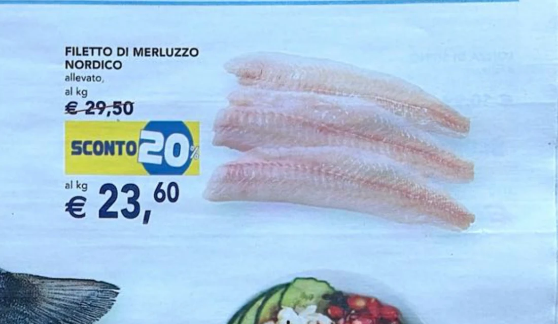 Filetto di merluzzo nordico
