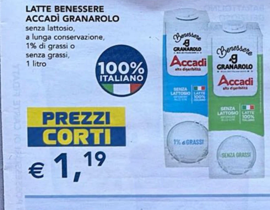 Latte Benessere Accadì - Granarolo