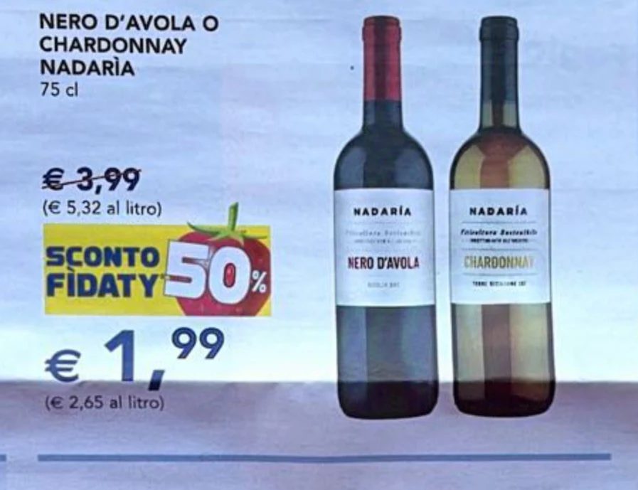 Nero D'Avola O Chardonnay Nadarìa
