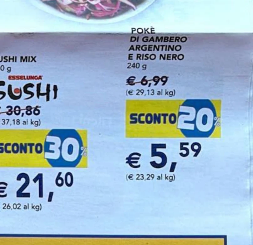 Pokè di gambero argentino e riso nero