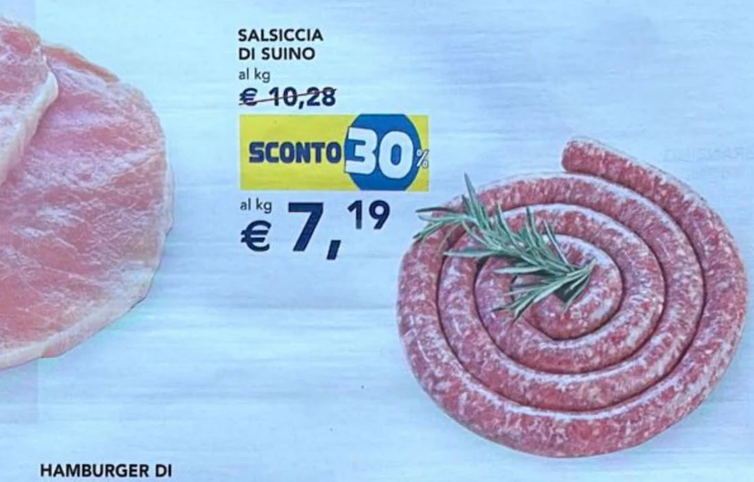 Salsiccia di suino