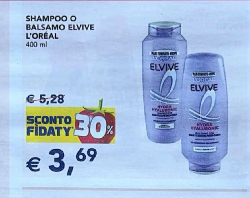 Shampoo o balsamo Elvive L'Oréal