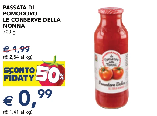 PASSATA DI POMODORO LE CONSERVE DELLA NONNA 700 g