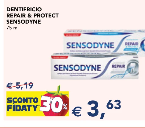 DENTIFRICIO REPAIR & PROTECT SENSODYNE 75 ml