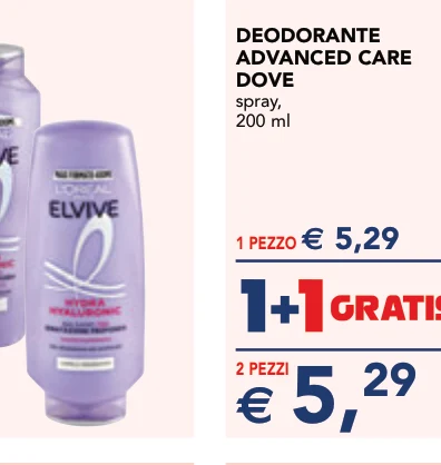 DEODORANTE ADVANCED CARE DOVE spray, 200 ml
