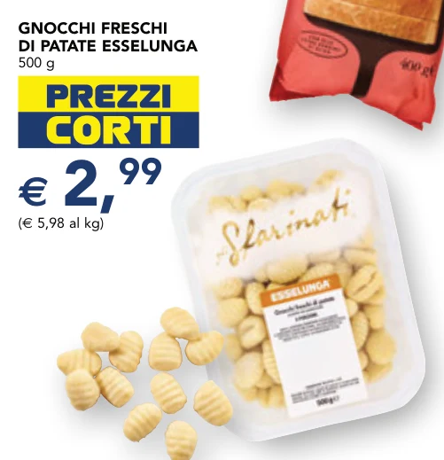 GNOCCHI FRESCHI DI PATATE 500 g - Esselunga