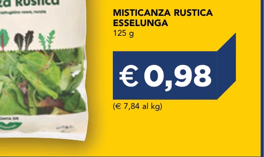 MISTICANZA RUSTICA 125 g - Esselunga