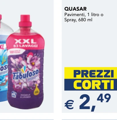QUASAR Pavimenti, 1 litro o Spray, 680 ml
